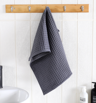 Toalla de Baño de Algodón Puro Textura Waffle - Súper Absorbente y Secado Rápido - Image 37