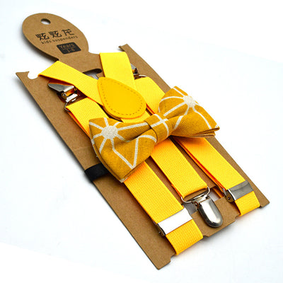 Conjunto de Tirantes y Pajarita Estampada para Niños - Image 12