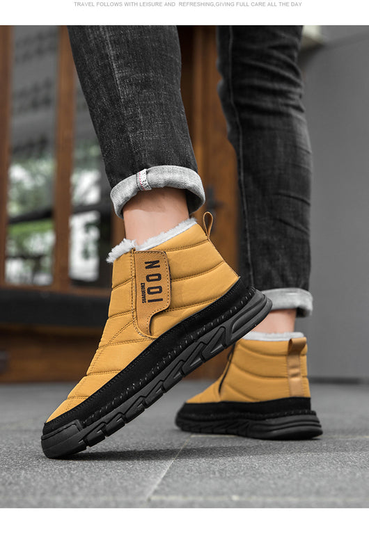Botas de Invierno Impermeables Antideslizantes para Hombre Talla Grande - Image 11