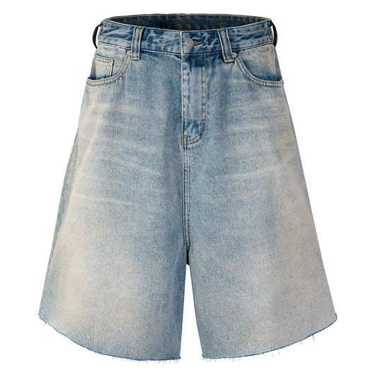 Shorts de Mezclilla Retro Holgados para Hombre - Estilo Verano - Image 7