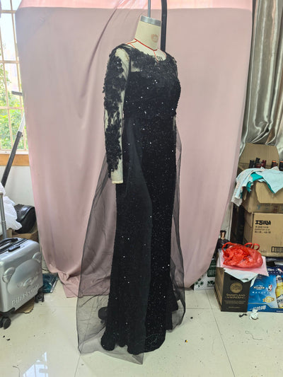 Vestido de Fiesta con Encaje para Mujer - Elegancia Nocturna - Image 12