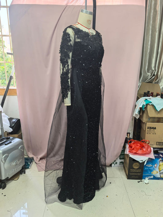 Vestido de Fiesta con Encaje para Mujer - Elegancia Nocturna - Image 12
