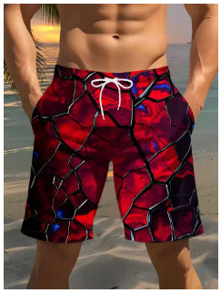Shorts Casuales para Hombre con Estampado de Rayos - Image 3