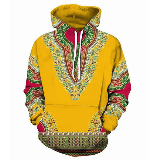Sudaderas Hoodie Hombre Estampado 3D Diseño Africano Tradicional - Image 11