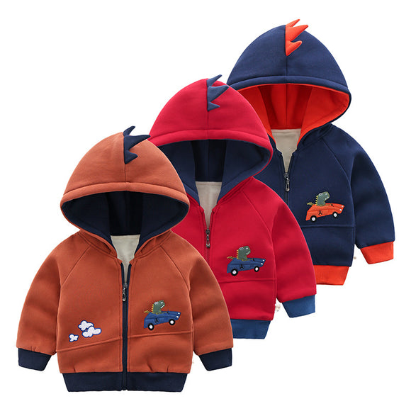 Chaqueta Acolchada de Terciopelo para Niños - Diseño Elegante y Simple