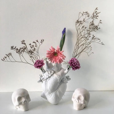 Florero Decorativo en Forma de Corazón, Estilo Nórdico, Escultura de Cerámica para el Hogar - Image 20