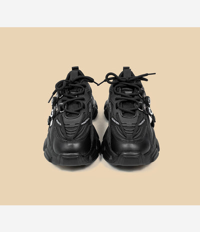 Zapatos Deportivos Plataforma para Mujer - Estilo Dad Shoes Negro - Image 10