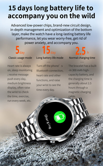 Reloj Inteligente Multifunción para Hombre con Bluetooth - Image 10