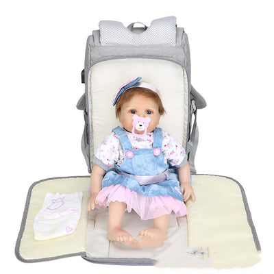 Bolso Maternal Convertible con Doble Asa y Cierre de Seguridad - Image 14