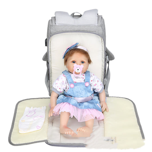 Bolso Maternal Convertible con Doble Asa y Cierre de Seguridad - Image 14