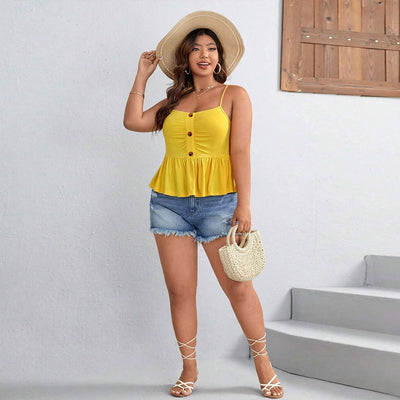 Blusa Camisola Fruncida Sexy Hombro Descubierto con Cintura Ajustada - Image 10