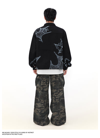 Chaqueta Urbana Unisex con Cierre de Cremallera - Estilo Graffiti Primavera Otoño - Image 10
