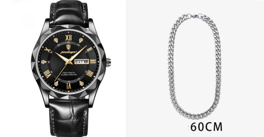 Reloj de Pulsera de Cuarzo Luxury para Hombre con Correa de Cuero - Image 33