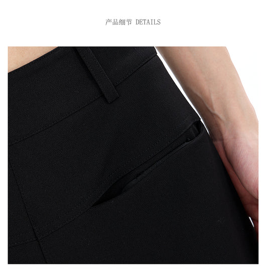 Pantalones Sueltos Negros Casuales para Mujer - Corte Recto - Image 29