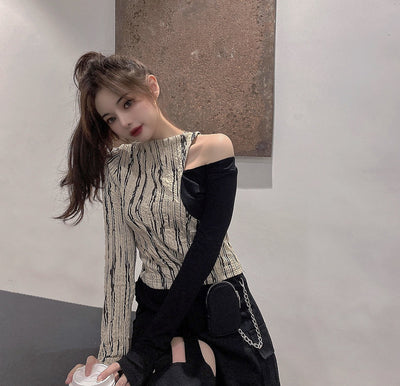 Blusa de Manga Larga con Efecto Dos Piezas - Image 12