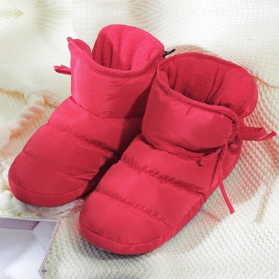 Bolsa Térmica para Mujer Otoño-Invierno con Pantuflas de Algodón Acolchado Antideslizantes - Image 5
