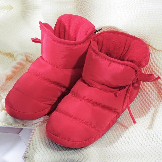 Bolsa Térmica para Mujer Otoño-Invierno con Pantuflas de Algodón Acolchado Antideslizantes - Image 5