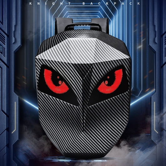 Mochila Impermeable para Casco de Motocicleta con Luz LED - Capacidad Full Face