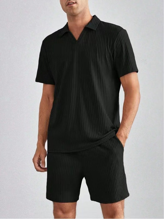 Conjunto Casual de Polo y Shorts para Hombre - Image 8
