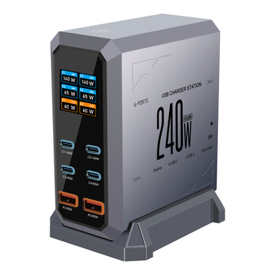 Cargador USB Múltiple 240W con Pantalla Inteligente - Image 16