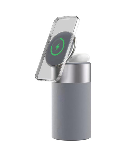 Cargador 3 en 1 para iPhone y AirPods con Parlante Bluetooth y Lámpara Táctil - Image 7