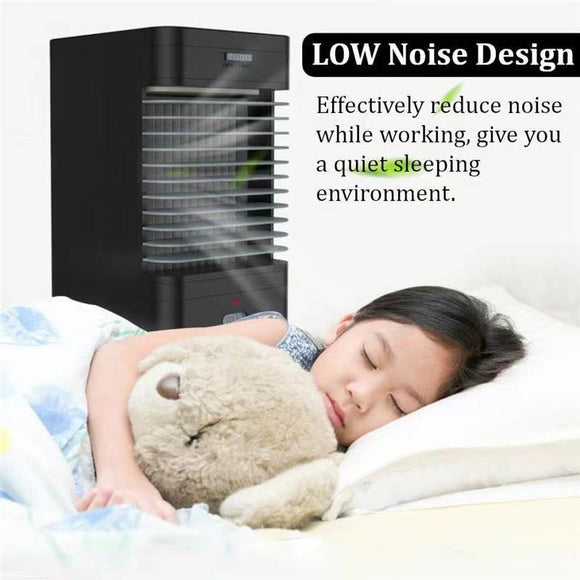 Ventilador Aire Acondicionado USB Portátil Vertical para Oficina