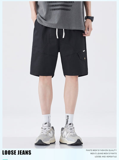 Pantalones Cortos de Trabajo Estilo Retro American para Hombre - Algodón Ice Silk Fresco - Image 23