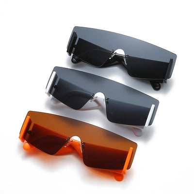 Gafas de Sol Oversized sin Marco para Mujer - Estilo Moderno y Versátil - Image 12