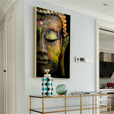 Cuadro Decorativo Retrato Cabeza de Buda - Arte de Meditación - Image 8