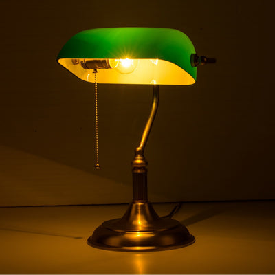 Lámpara de Escritorio Verde en Cristal - Iluminación Moderna para el Hogar - Image 6