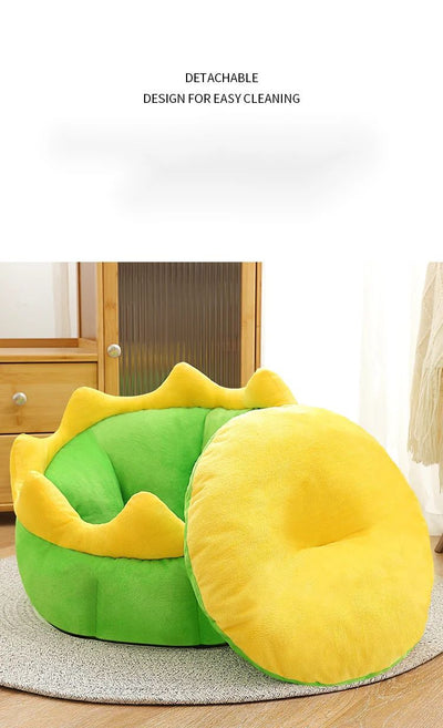 Cama Térmica Dinosaurio para Mascotas - Cálida y Acogedora para Perros Pequeños, Medianos y Grandes - Image 11