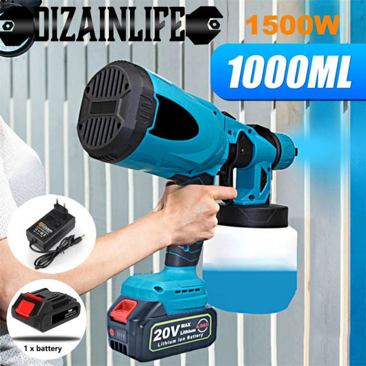 Pistola Eléctrica de Pintura en Spray para Automotriz y Muebles