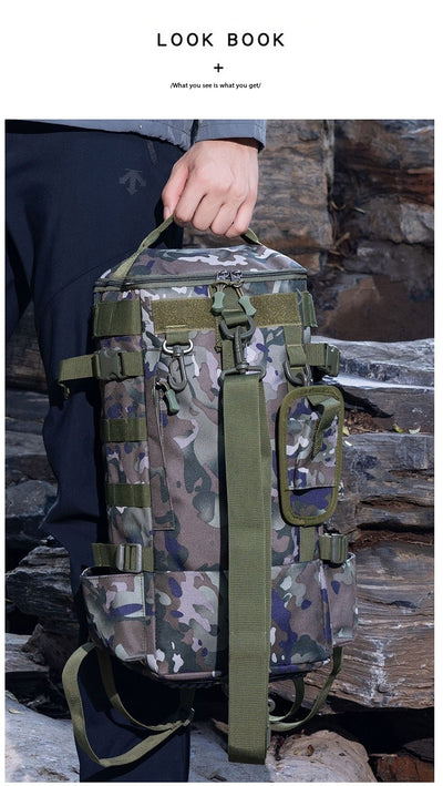 Mochila de Pesca Táctica con Múltiples Compartimentos y Sistema MOLLE - Image 27