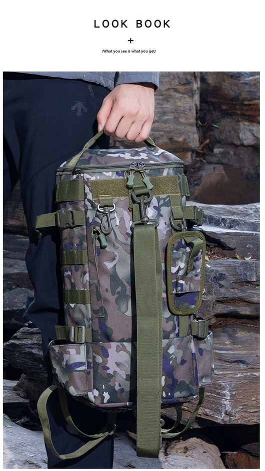 Mochila de Pesca Táctica con Múltiples Compartimentos y Sistema MOLLE - Image 27