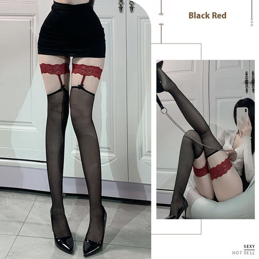 Medias de Encaje Sexy con Detalles Delicados - Image 6
