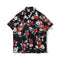Camisetas retrô havaianas estilo Hong Kong com estampa floral para casais