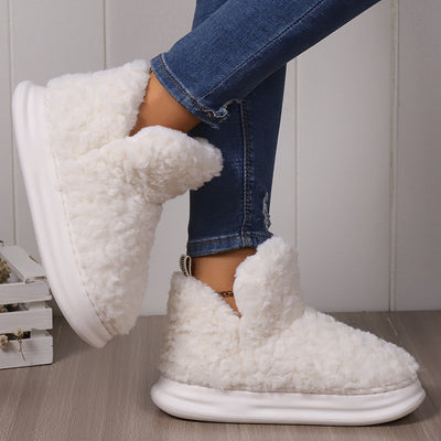 Botas Invernales para Mujer con Plataforma y Forro de Algodón - Image 6