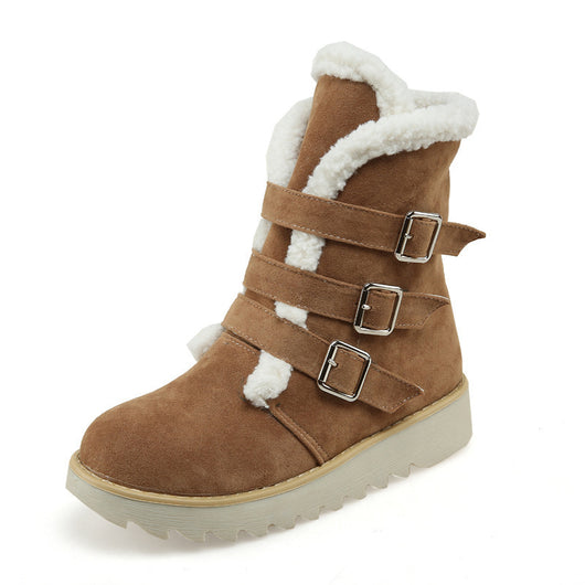 Botas de Nieve Talla Grande con Hebilla - Comodidad Total en Invierno - Image 3
