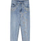 Women's Simple Diamond High-Waisted Loose Jeans
