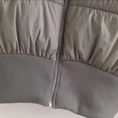 Abrigo Largo de Algodón con Manga Larga - Estilo Minimalista para Mujer - Image 4