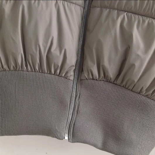 Abrigo Largo de Algodón con Manga Larga - Estilo Minimalista para Mujer - Image 4