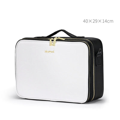 Bolsa de Maquillaje de Cuero Grande Organizadora Profesional - Image 12