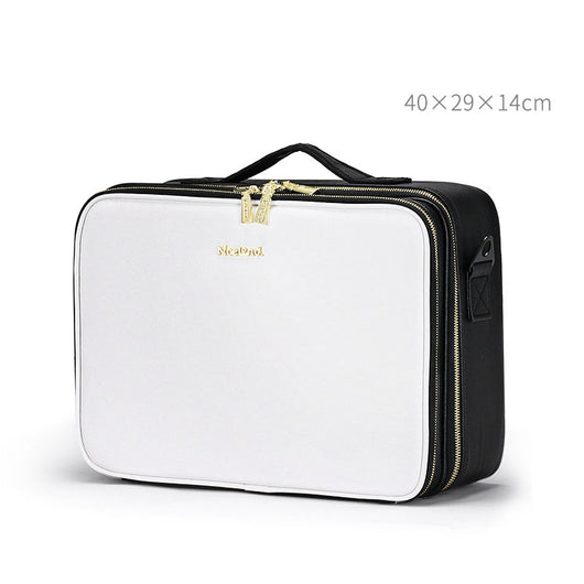 Bolsa de Maquillaje de Cuero Grande Organizadora Profesional - Image 12