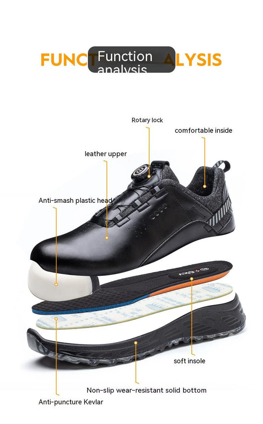 Zapatos de Seguridad con Cierre Giratorio y Cordones Ajustables - Image 7