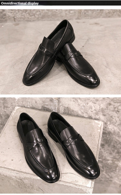Zapatos de Cuero Británico sin Cordones - Comodidad Casual - Image 31