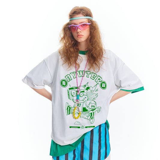Camiseta Blue Dragon Unisex - Diseño Estampado