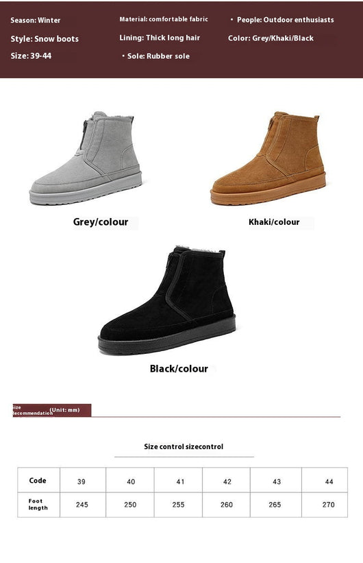 Zapatos Plataforma Acolchados con Forro Polar Cálidos - Image 16
