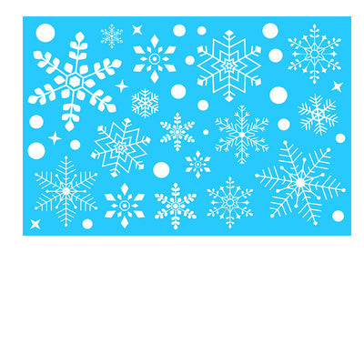 Pegatinas Navideñas para Ventanas - Copos de Nieve Estáticos Reutilizables - Image 10