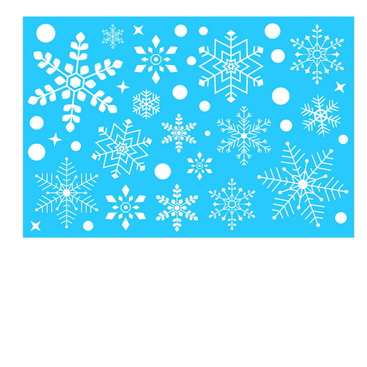 Pegatinas Navideñas para Ventanas - Copos de Nieve Estáticos Reutilizables - Image 10