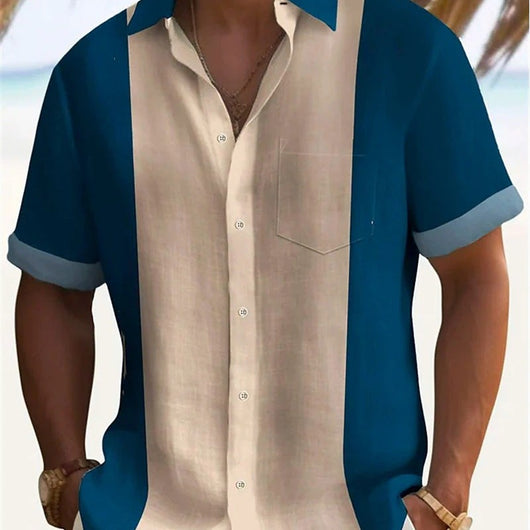 Camisa Casual Manga Corta Slim Fit para Hombre